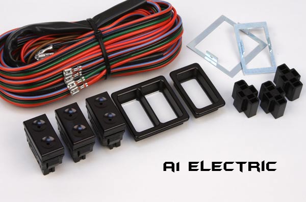 Billet Switch Kit- Black