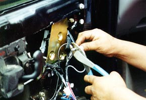 wiring up the door