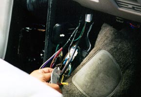 Astro wiring under dash