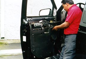 reassembling door