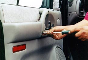 mounting door trim