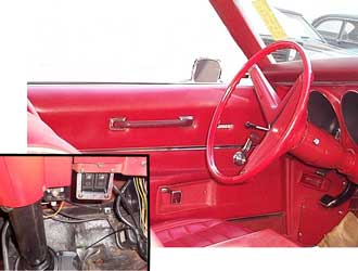 Camaro with switches under dash