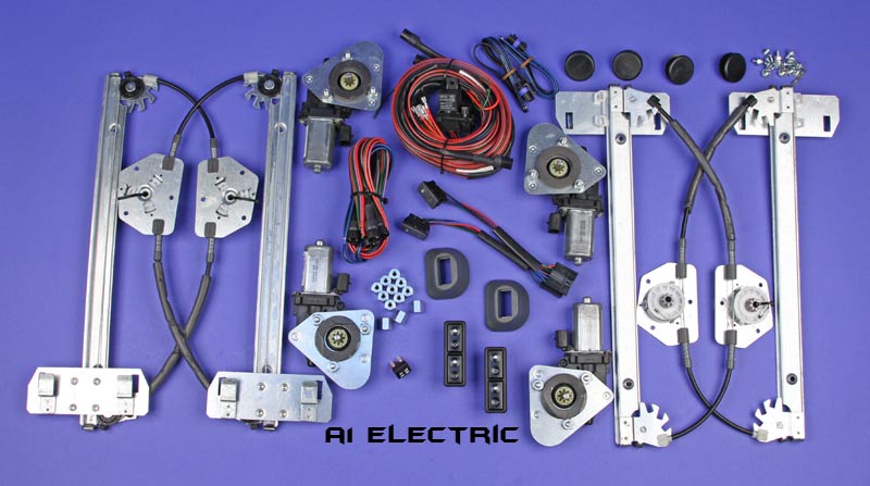 Jeep Wrangler 4 Door (07-13) Power Window Kit