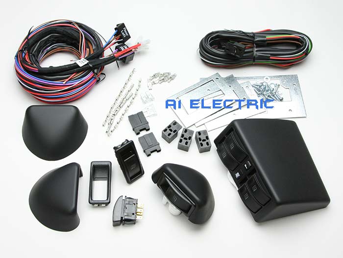 Spal 33040262 4 door power window switch kit