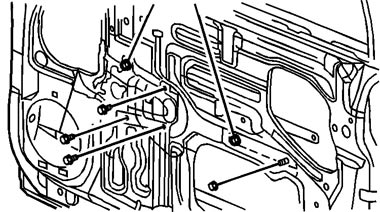 2006 chevy colorado manual window regulator