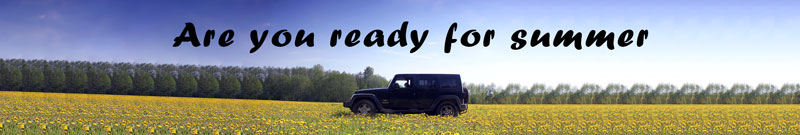 Spring is here!  Is your ride ready for Summer?