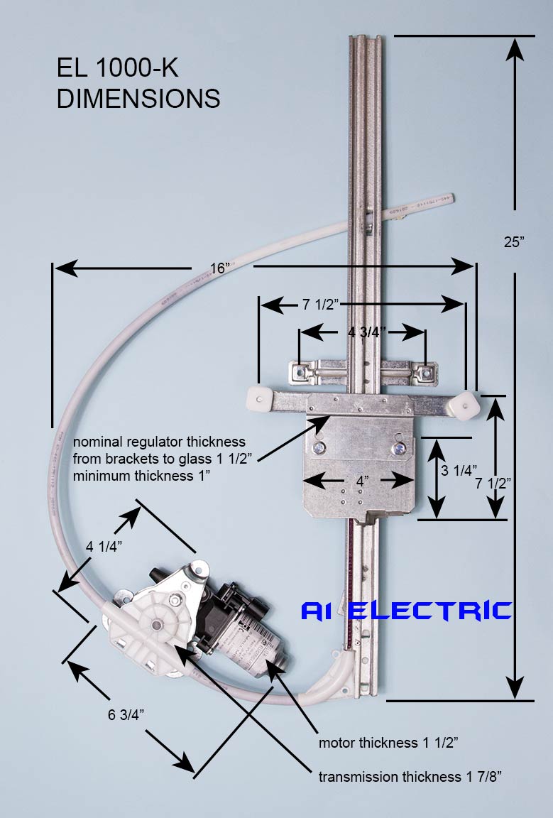 Dimensions of EL1000-K