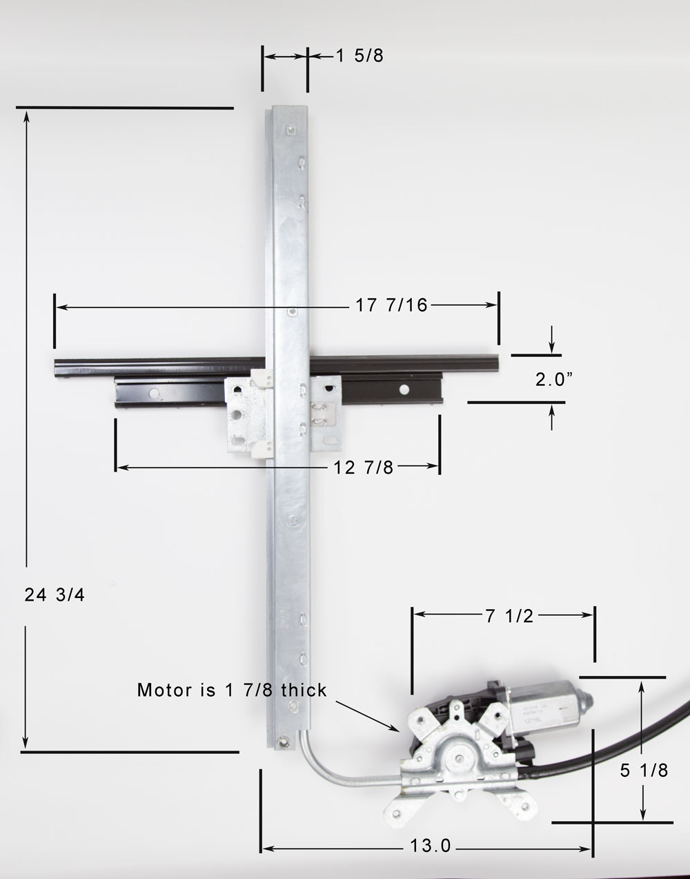 Balls power window kit dimensions