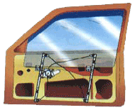 Door rod Door rod