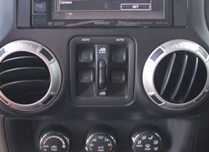 Power windows in Jeep Wrangler JK