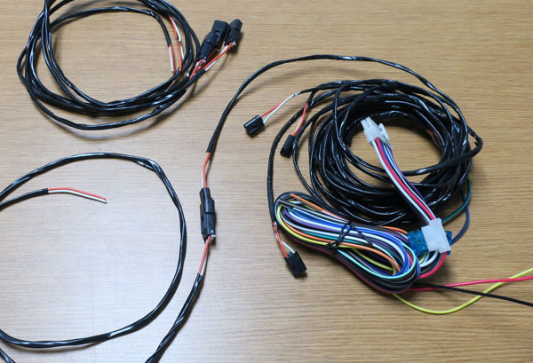 Power door lock harness with quick disconnects for 2007-2017 JK models