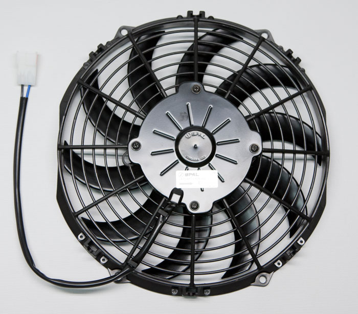 thumbnail interactive-video image 1 of Curved Blade Pusher Fan VA11-AP7/C-57S 30100320 For SPAL 12V 255mm/10" Fans 1 of 13