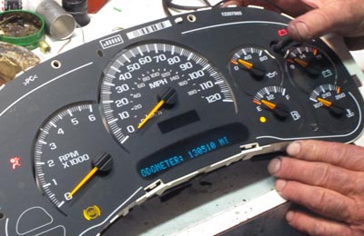 tahoe instrument cluster repair